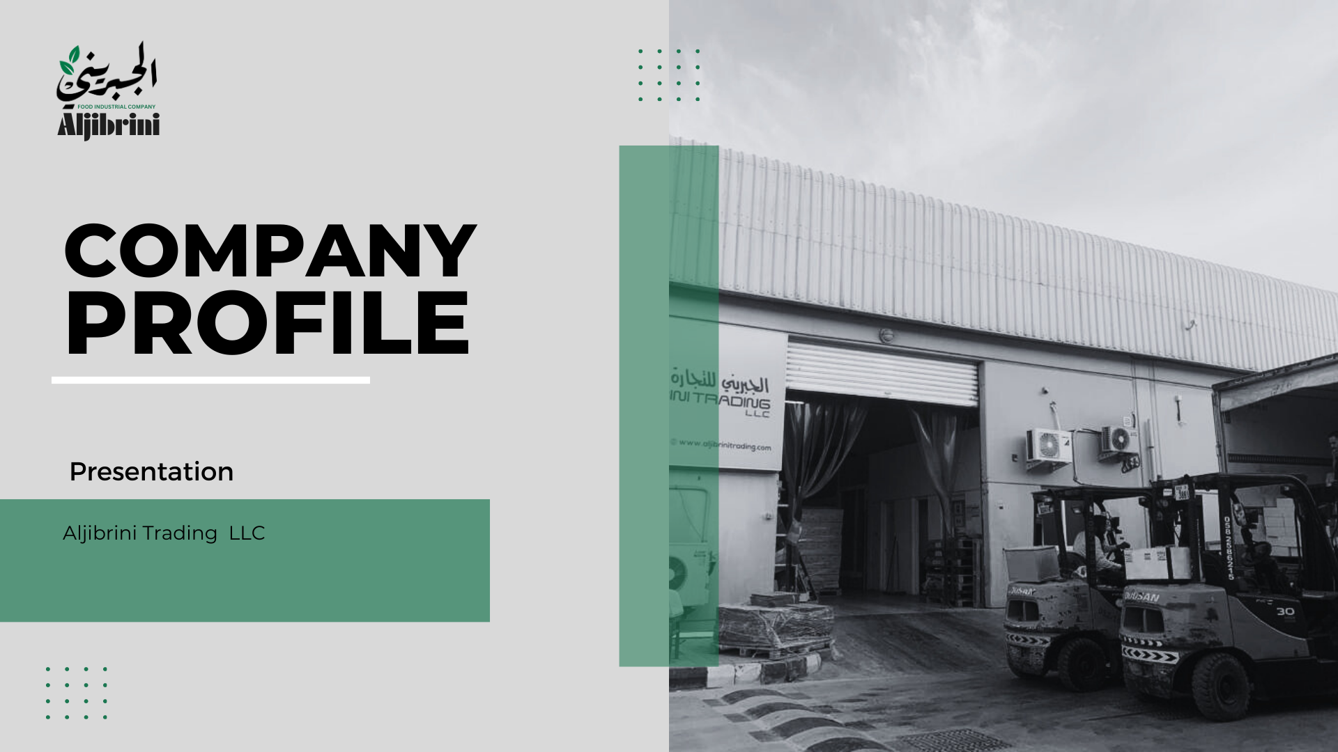 Blue Minimalist Company Profile Presentations